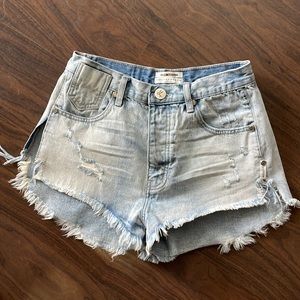 One Teaspoon Le Wolves Shorts